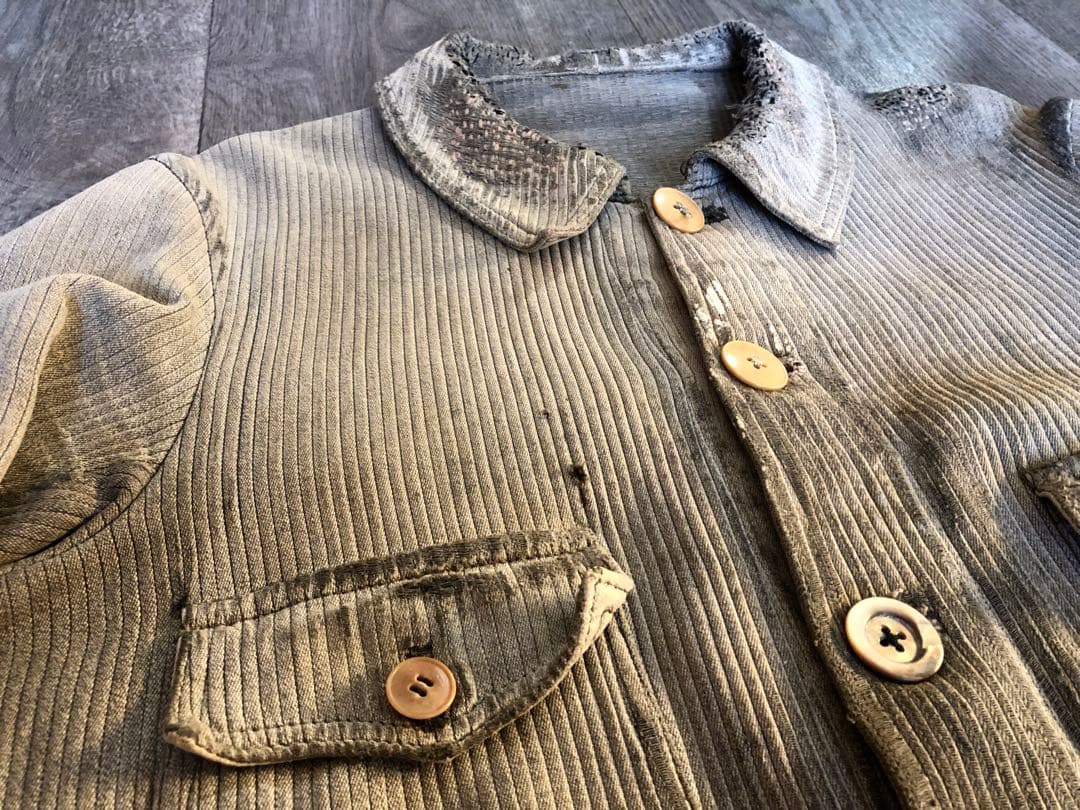 French vintage 30s 40sヴィンテージ ハンティングジャケット