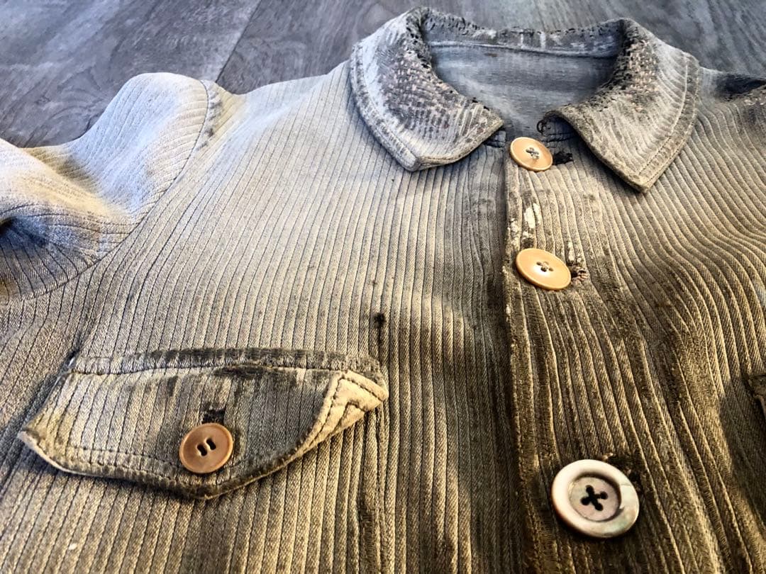 French vintage 30s 40sヴィンテージ ハンティングジャケット